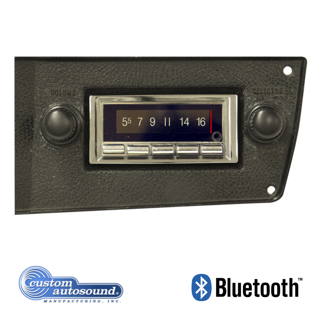 Custom Autosound 1973-1988 Chevy Truck Radio USA740 CAM-CHTKLL-740 Squarebody Tuckers Classic Auto Parts