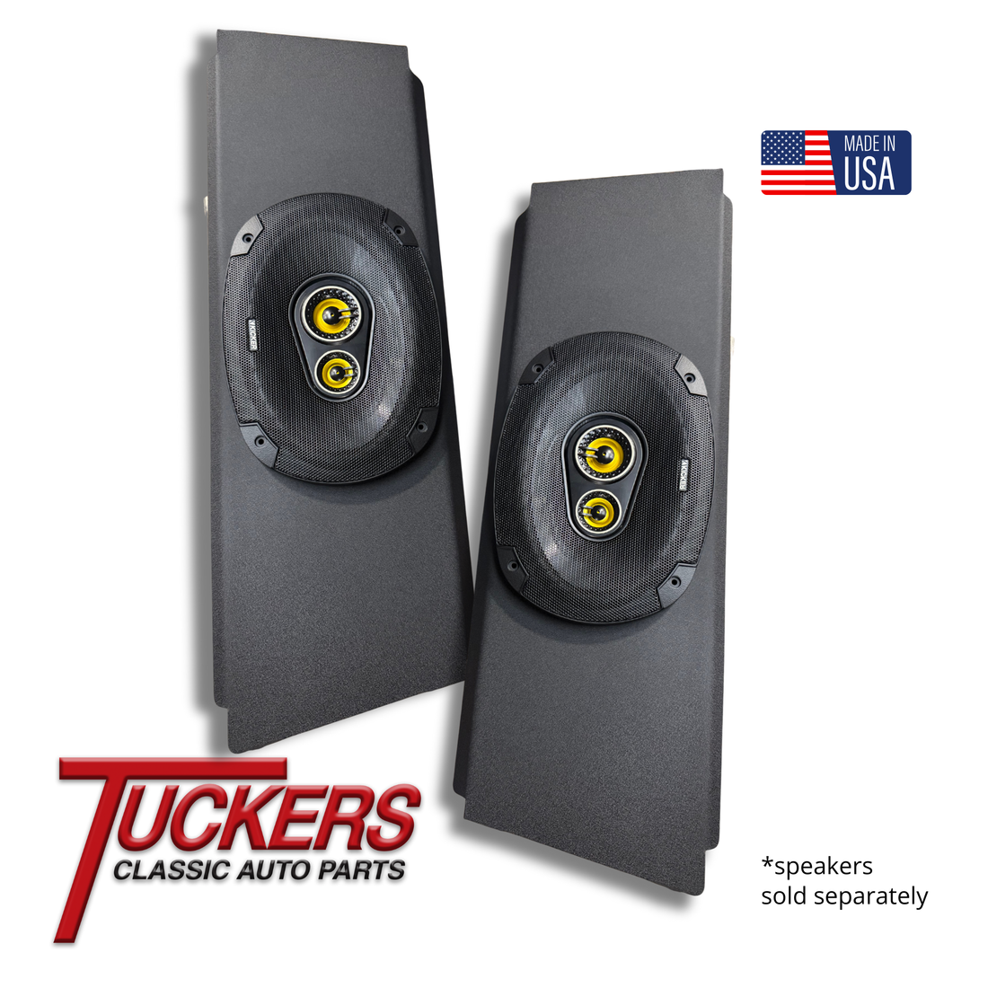 1967-1972 C10 Speaker Mounts Bolt In Cab Corner - Chevrolet & GMC Truck Tuckers Classic Auto Parts