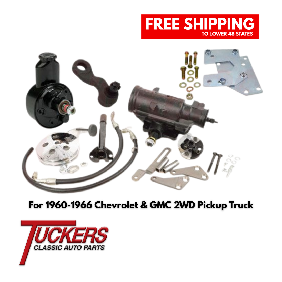 1960-1966 Chevrolet & GMC Truck Power Steering Conversion Kit Tuckers Classic Auto Parts