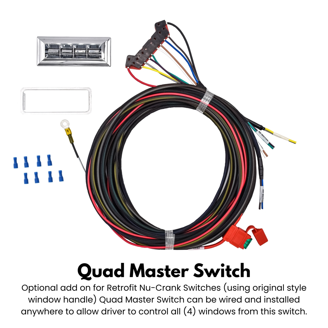 1973-1987 Power Window Kit (for trucks With Vent Windows)-GM Truck Nu Relics