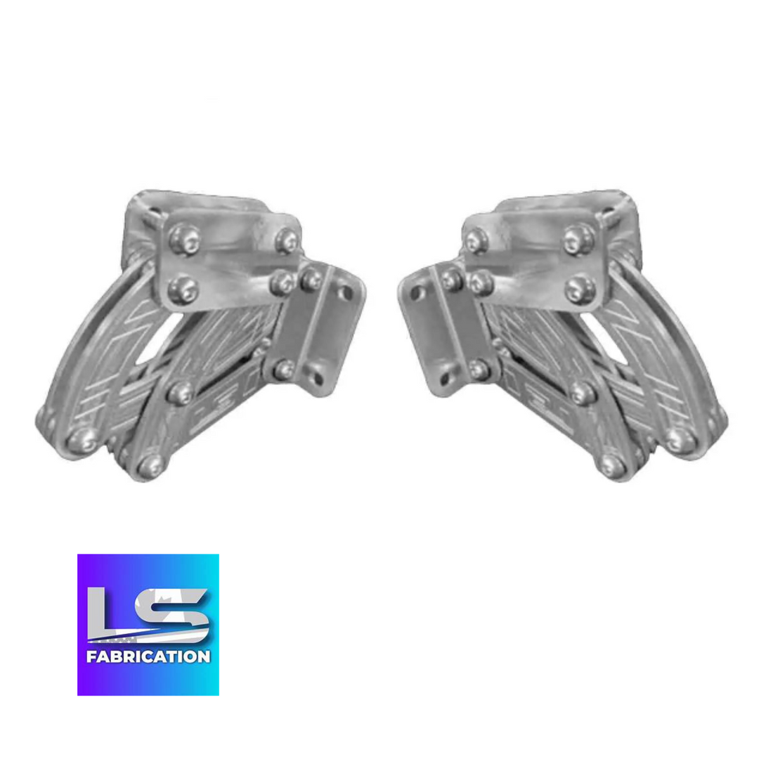 Universal Tilt Bed Scissor Hinges (Bolt On) - Stainless or Billet