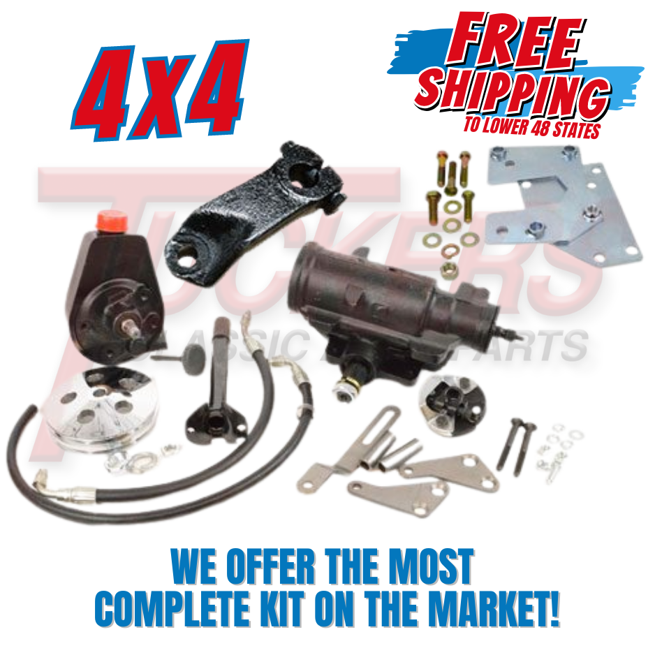 1967-1972 4WD Chevy Truck Power Steering Conversion Kit 1968 1969 1970 1971