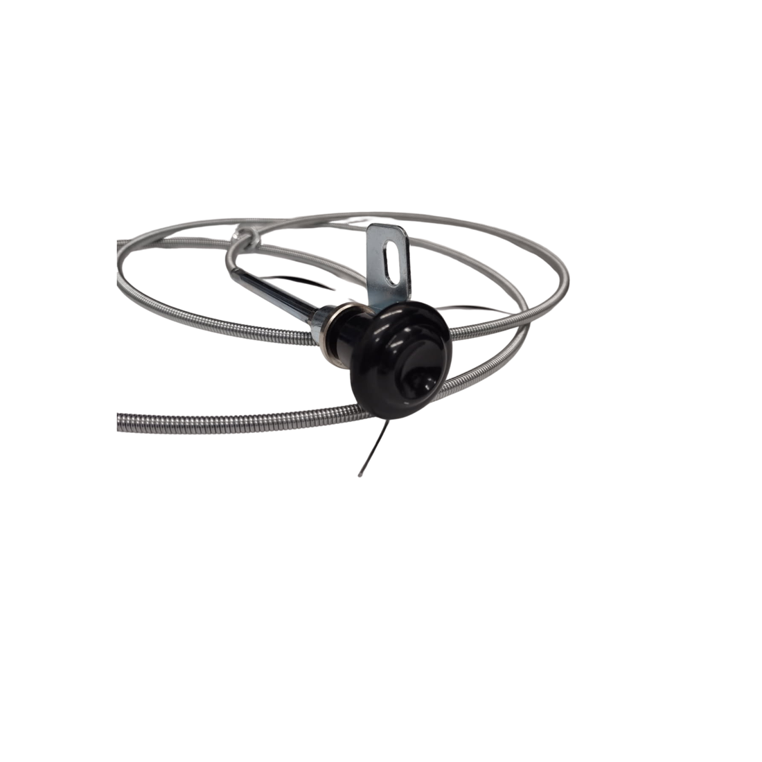 1955-1959 Cowl Vent Knob w/ Cable Black-GM Truck Tuckers Classic Auto Parts