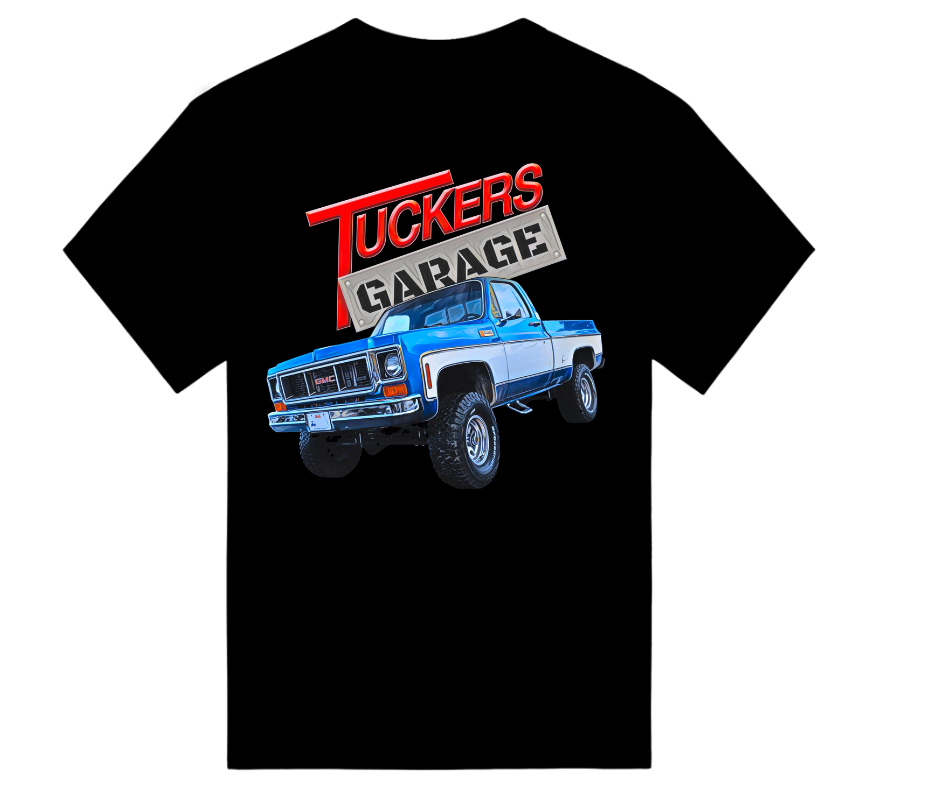 Tuckers Garage Squarebody Truck T-Shirt
