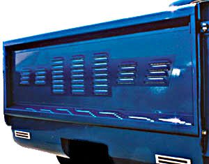 Bowtie Tailgate - Chevy Truck 47-53, Stepside, GM, Complete Louvered