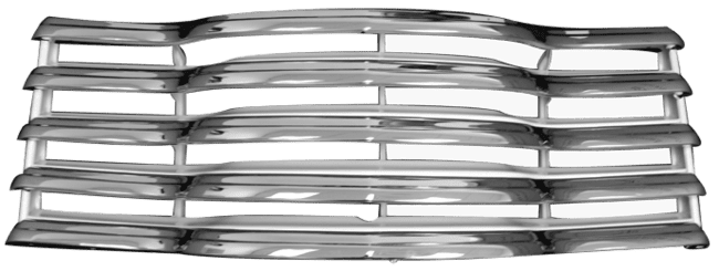 1947-1953 Chevrolet Pickup Truck Chrome with Cream Grille Assembly - GM Truck