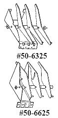 1964-1966 Heater Control Levers - GM Truck