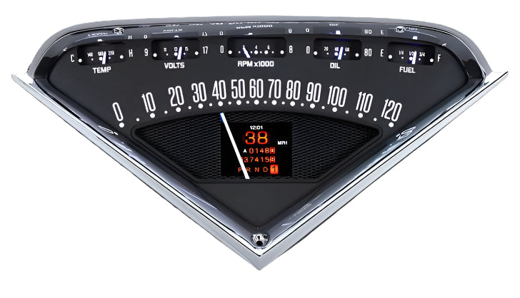 1955-1959 Chevrolet Truck RTX Instrument Gauge Cluster Chevy Pickup Dakota Digital RTX-55C-PU-X
