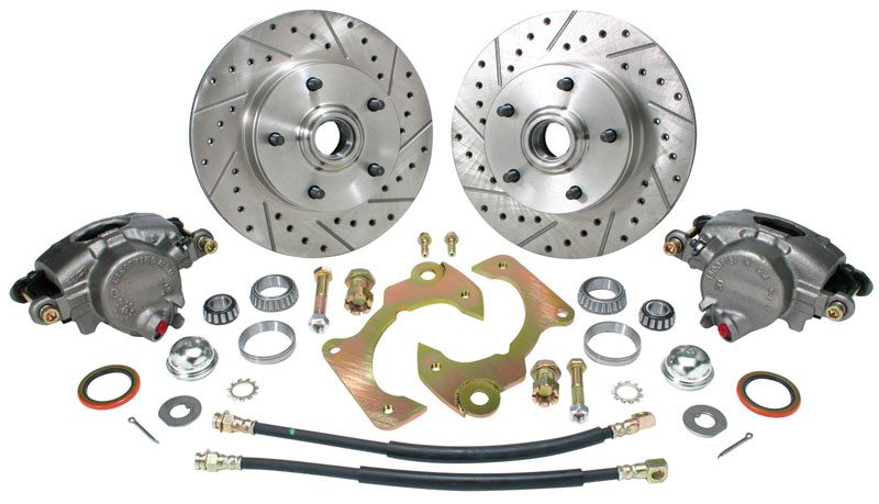 1963-1970 5 on 4-3/4 kit Stock Height 5-Lug Wheel Brake Kit