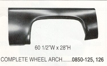 1973-1987 Rear Wheel Arch (LH) - GM Truck