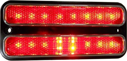 1968-1972 Chevy & GMC Pickup Truck Rear Red LED Side Marker