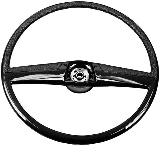 1969-1972 Steering Wheel Black Reproduction - GM Truck