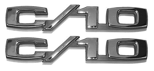 1969-1970 Fender Emblems - Chevy Truck
