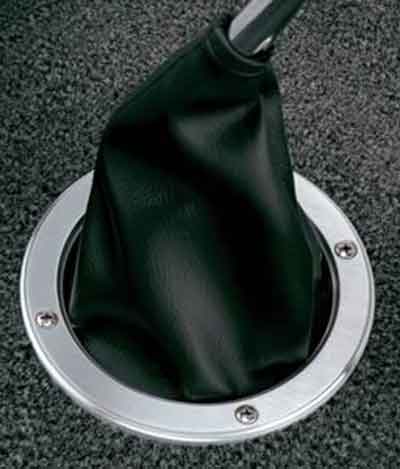BILLET SHIFTER BOOT RING. 5.25 IN. OUTER/4 IN. INNER.