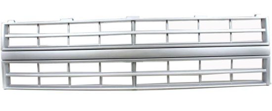 1985-1987 Chevrolet Truck Inner Grille For Single Headlight Style Reproduction Argent - GM Truck 