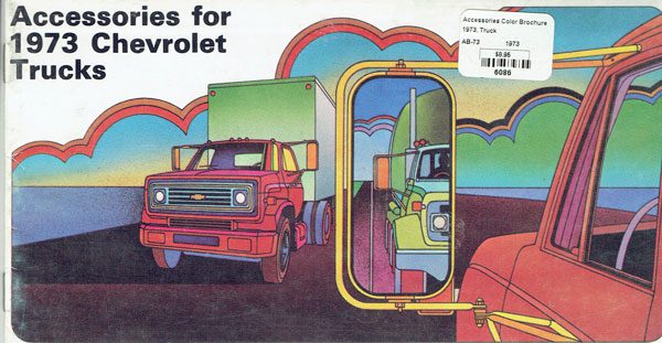 1973 Accessories Color Brochure Chevy Truck