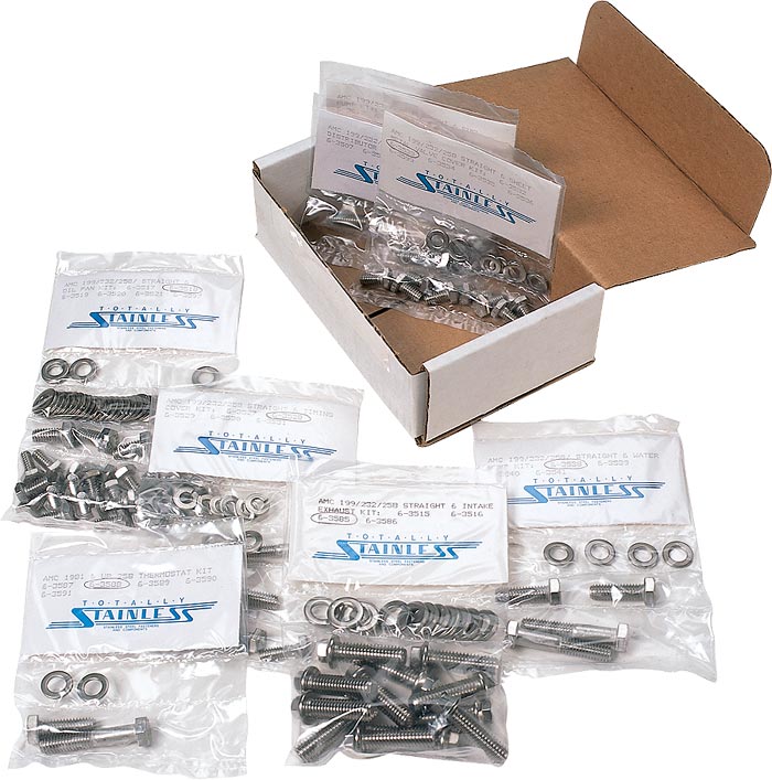 A.B.S Stainless Steel Rear Fender Bolt Kit For 1948-1956 Ford Trucks - 5/16 X 1 Inch Fine Thread