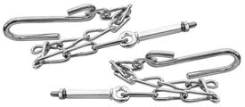 1954-1987 Tailgate Chains Stepside (Stainless Steel) - GM Truck