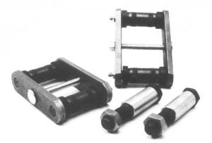 1955-1959 Shackle & Pin Kits Rear