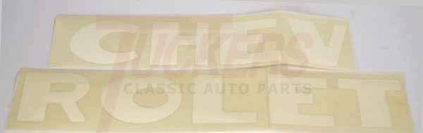 1947-1953 Tailgate Letter Decals - Chevy Truck