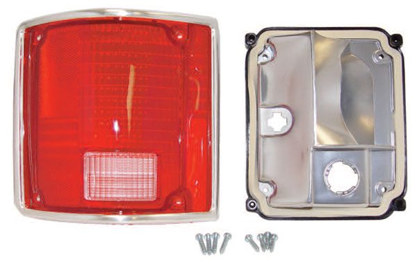 1973-1987 Chevy & GMC Pickup Truck Deluxe Taillight Assembly, Driver Side - GM Truck