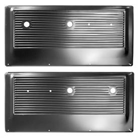 1967-1968 Door Panels Original Steel Black - GM Truck