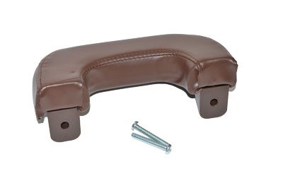 1947-1955 Arm Rest Deluxe with Hardware Brown - GM Truck