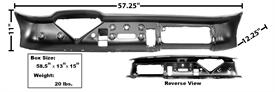 1955-1959 Chevy Truck Dash Panel.