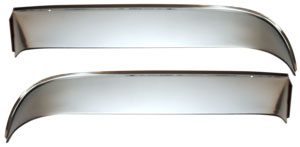 1960-1963 Door Vent Shades (Stainless) - GM Truck