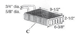 1960-1966 Heater core - GM Truck