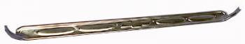 1960-1966 Chevrolet Chrome Door Sill Plate with Embossed Bowtie