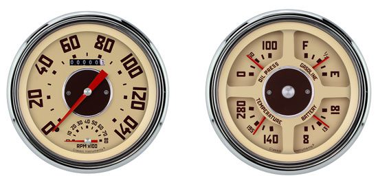 1947-1953 GMC Pickup Truck Classic Instruments OE Gauge Package with Tachometer