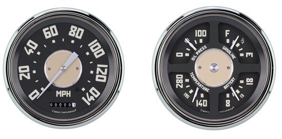 1947-1953 Chevrolet Pickup Truck Classic Instruments OE Gauge Package