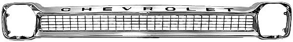 1964-1966 Chevrolet Chrome Grille with Chevrolet Letters