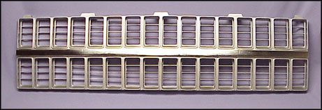1981-1982 Inner Grill No Bowtie Reproduction Chrome- GM Truck