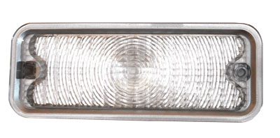 1975-1980 Parklight Lens Original Clear with Silver Edge Right - Chevy/GMC