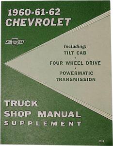 1960-1962 Truck Service Manual - Chevy Truck