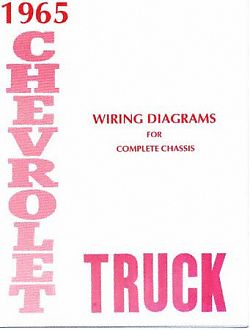 1965 Wiring Diagram Booklet - Chevy Truck