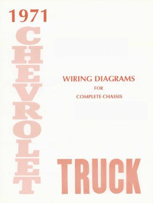 1971 Wiring Diagram Booklet Original Style - GM Truck