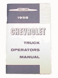1958 Truck Operators Manual