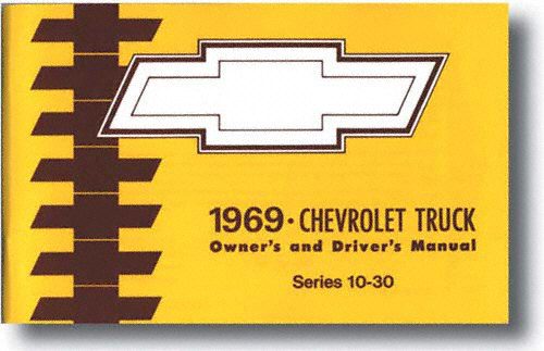 1969 Chevrolet Owners Manual