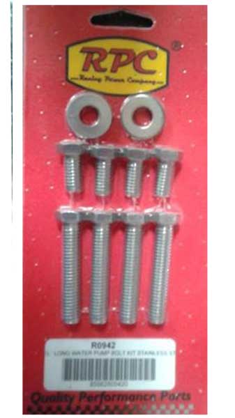 Long Water Pump Bolt Kit Stainless