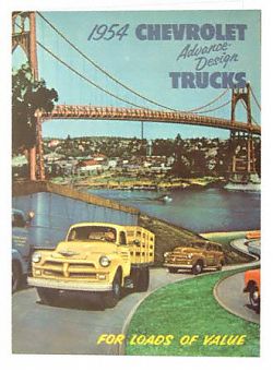 1954 Sales Brochure Truck Reproduction Of Original - Chevrolet
