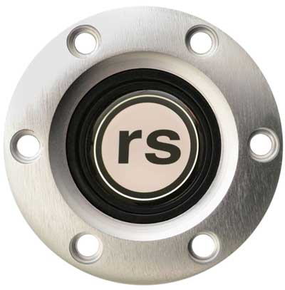 VOLANTE HORN CAP/EMBLEM S6 CHEVY RS BRUSHED
