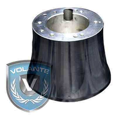 ST HUB 6 BOLT  70/75 DOD BLACK BILLET