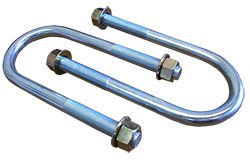 1960-1972 U-bolt Kit for Coil Spring Suspension C10 and C20 - Chevy Truck