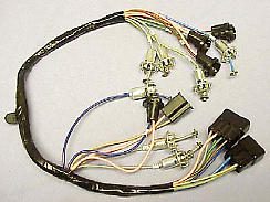 1962-1963 Dash Cluster Wire Harness (For Trucks with Warning Gauges)- GM Truck