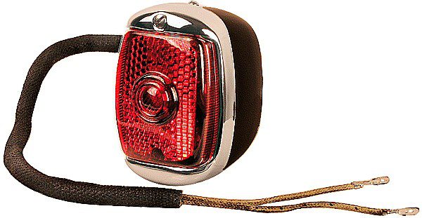 1947-1953 Chevrolet & GMC Tail Light Assembly, Stainless/Black (Driver Side) - GM Truck